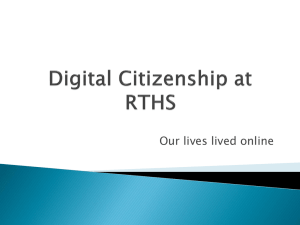 Digital Citizenship at RTHS