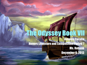 The Odyssey Book VII - Ms