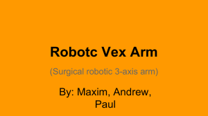 Robotc Vex Arm - Maxim Shershnev