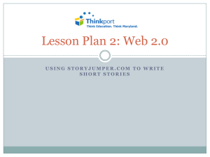 Lesson Plan 2: Web 2.0 - teachingandlearningwithtechnology
