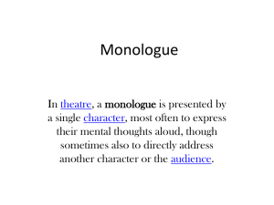 Fairy Tale Monologues