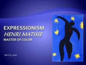Expressionism -Henri Matisse-