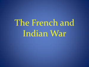 The French and Indian War Notes