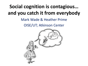 Social Cognition and Development