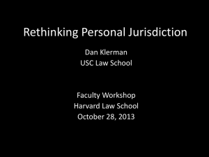 Harvard faculty workshop - USC Gould School of Law