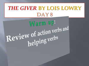 Giver PPT Day 8