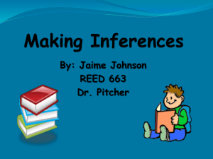 Inst. Proj. Making Inferences Instructional Project