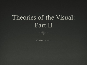 Theories of the Visual: Part II (Hill and Blair)