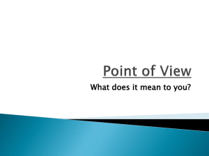 Unit 12 - Point of View