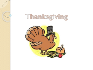 Thanksgiving - WordPress.com