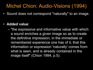 Audio-Visions: Added Value