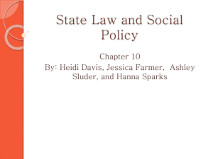 State Law and Social Policy