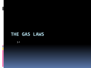The Gas Laws - Alena Medina