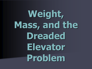 Weight and Mass - Issaquah Connect