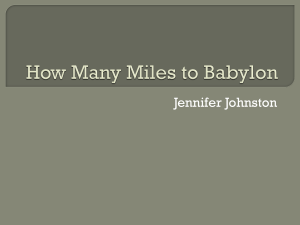 How Many Miles to Babylon
