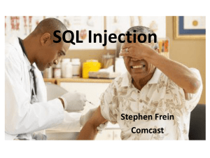 Frein_SQL_Injection_SecureWorld
