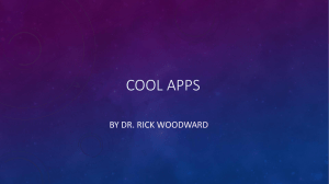 to Cool Apps PowerPoint.
