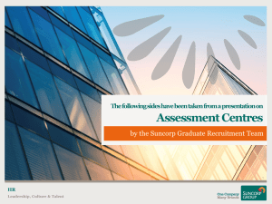 Assessment Centres - QUT Careers and Employment