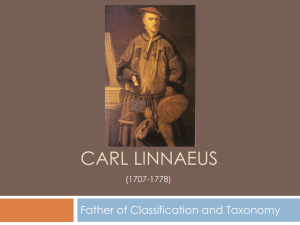 Carl Linnaeus - Latter
