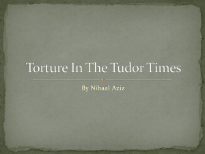 Torture In The Tudor Times
