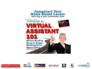 Virtual Assistant 101 - Philippine Virtual Assistant Network