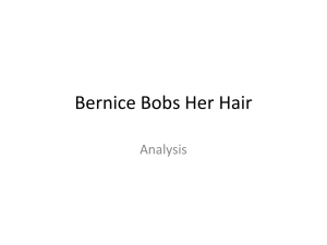 Bernice Bobs Her Hair Analysis PowerPoint