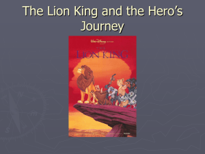 The Lion King and the Hero`s Journey