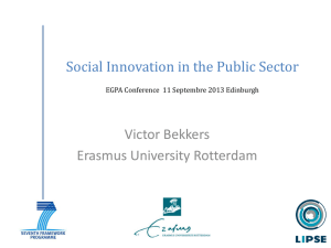 Social Innovation in the public sector Powerpoint