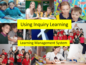 Using an Inquiry Approach with LMS