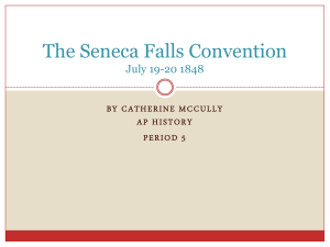 The Seneca Falls Convention