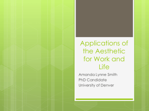 Applications of Aesthetic Themes for Higher Education