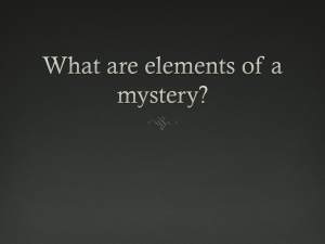Mystery Elements Powerpoint - christopher-coles