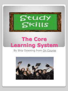 The Core Learning System - Northern Virginia Community College