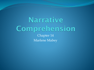 MABEY---CH 14 Narrative Comprehension