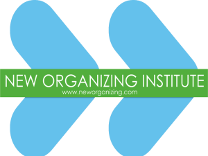 Theory of Change? - New Organizing Institute