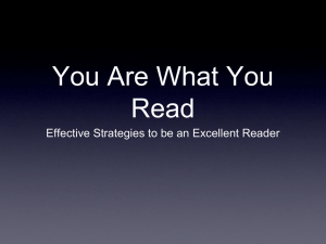 Effective Readers, Text Annotation and Rhetoric