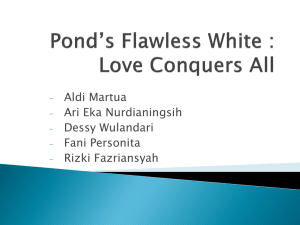 Pond`s Flawless White : Love Conquers All