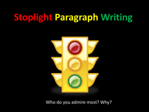 Stoplight Paragraph Powerpoint