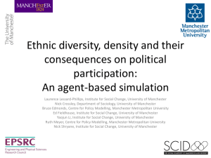 Ethnic diversity, density and their consequences on political