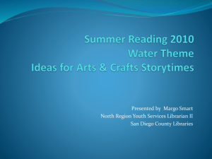 Summer Reading 2010 Water Theme Ideas for Arts