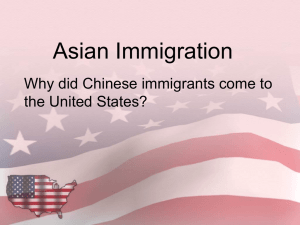 Asian Immigration
