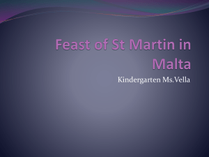 Feast of St Martin in Malta