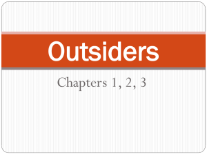 Outsiders 1 2 3 Summary - CCSS7thGradeEnglishMaterials