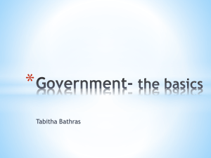 Intro to Government - Brain