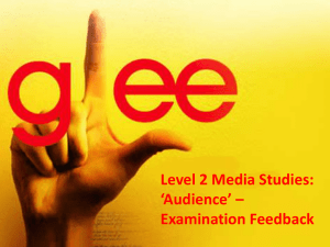 Glee exam feedback