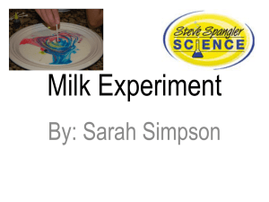 Milk Experiment-Learning Center