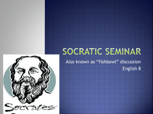 Socratic Seminar PowerPoint