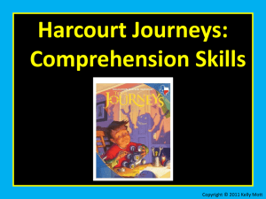 Unit 3 Lesson 14 Comprehension Skill