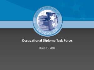 Occupational Diploma Task Force