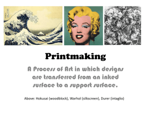 Printmaking Relief Presentation